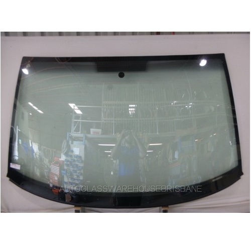 VOLKSWAGEN TRANSPORTER T5 - 8/2004 to 12/2015 - UTE - FRONT WINDSCREEN GLASS - MIRROR BUTTON, TOP MOULD & RETAINER, NO ANTENNA - NEW