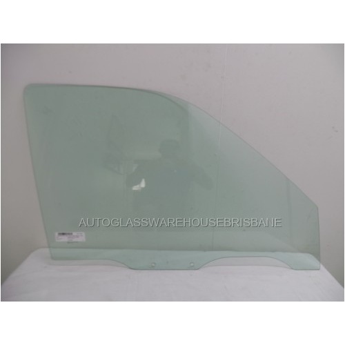 KIA SPORTAGE JA55 - 4/2000 to 12/2003 - 5DR WAGON - DRIVERS - RIGHT SIDE FRONT DOOR GLASS - HOLES 120MM - NEW