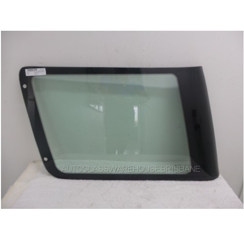 suitable for TOYOTA LANDCRUISER 76 - 78 SERIES - 3/2007 to CURRENT - 5DR WAGON - PASSENGERS - LEFT SIDE REAR CARGO GLASS -NO MOULD-NOT ENCAPSULATED - 
