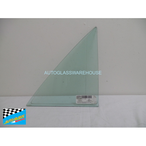 MERCEDES 126 - 1/1981 TO 3/1992 - 4DR SEDAN (SE Series) - DRIVERS - RIGHT SIDE REAR QUARTER GLASS (330w X 355h)- NEW