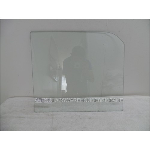 FORD COURIER 1/1979 TO 5/1985 - 2DR CAB-CHASSIS - DRIVERS - RIGHT SIDE FRONT DOOR GLASS (1/4 TYPE) - NEW