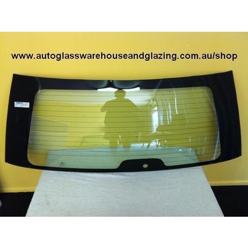 CHRYSLER GRAND VOYAGER LWB/SWB - 5/2001 TO 5/2007 - 5DR WAGON - REAR WINDSCREEN GLASS - HEATED, WIPER HOLE - NEW