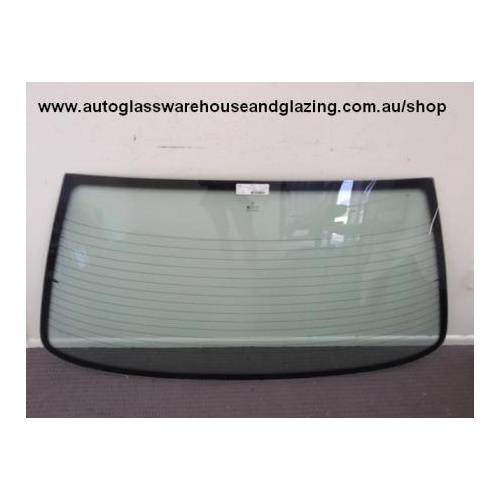 PEUGEOT 405 - 2/1989 to 1998 - 4DR SEDAN - REAR WINDSCREEN GLASS - HEATED - CALL FOR STOCK - NEW
