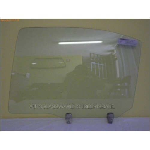 MITSUBISHI LANCER CJ/CF - 9/2007 TO CURRENT - SEDAN/HATCH - PASSENGERS - LEFT SIDE REAR DOOR GLASS  - GREEN - WITH FITTING - NEW
