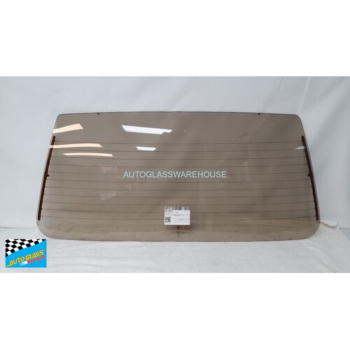 suitable for TOYOTA CORONA XT130 - 10/1979 to 7/1983 - 5DR WAGON -  REAR WINDSCREEN GLASS - (SECOND-HAND)