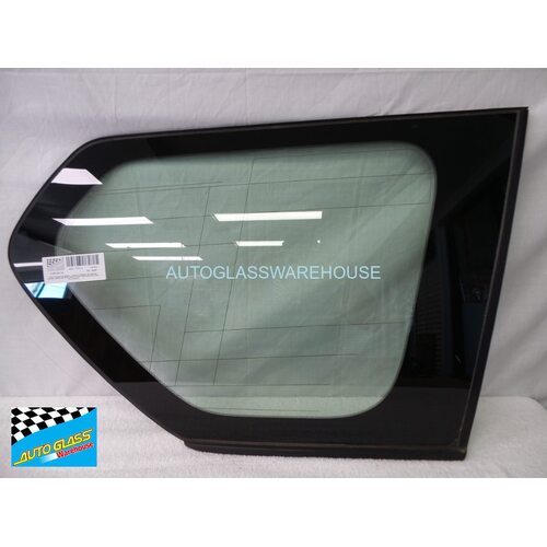 suitable for TOYOTA PRADO 150 SERIES - 11/2009 to CURRENT - 5DR WAGON - DRIVERS - RIGHT SIDE REAR CARGO GLASS - ENCAPSULATED (AERIAL) - (Second-hand)