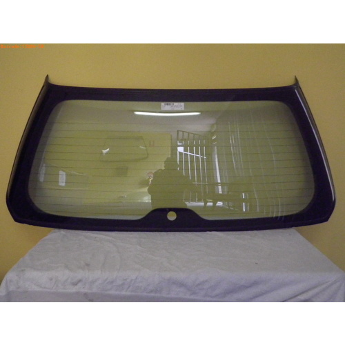 SUBARU LIBERTY/OUTBACK 2ND GEN - 5/1994 TO 1/1999 - 5DR WAGON - REAR WINDSCREEN GLASS - NOT ENCAPSULATED - 575MM HIGH AND BOTTOM EDGE - NEW
