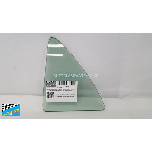 suitable for TOYOTA COROLLA ZRE152R - 5/2007 to 12/2013 - 4DR SEDAN - LEFT SIDE REAR QUARTER GLASS - NEW