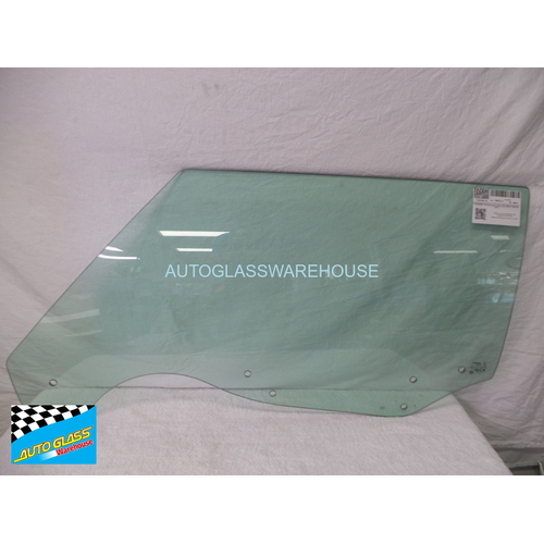HOLDEN MONARO HQ/HJ/HX - 1971 to 1976 - 2DR COUPE (CHINA MADE) - PASSENGERS - LEFT SIDE FRONT DOOR GLASS  (GREEN) - NEW