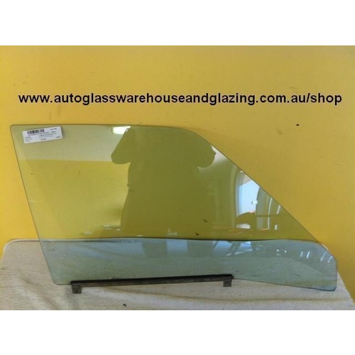 suitable for TOYOTA CORONA RT104/RT118 - 3/1974 TO 9/1979 - 5DR WAGON - DRIVERS - RIGHT SIDE FRONT DOOR GLASS - 765MM - (SECOND-HAND)