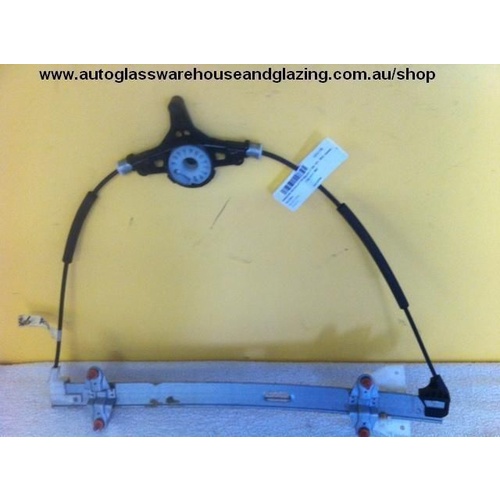 MAZDA 2 DE10Y - 9/2007 TO CURRENT - 5DR HATCH - DRIVERS - RIGHT SIDE REAR WINDOW REGULATOR - TAKES ELECTRIC MOTOR - (Second-hand)