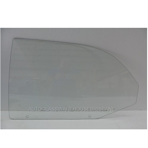 FORD CORTINA TD-TE - 1973 to 1979 - 4DR SEDAN - PASSENGERS - LEFT SIDE REAR DOOR GLASS - 2 HOLES - CLEAR - NEW