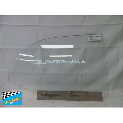 FORD CORTINA TD-TE - 1973 to 1979 - 4DR SEDAN - DRIVERS - RIGHT SIDE REAR DOOR GLASS - 2 HOLES - CLEAR - MADE TO ORDER - NEW