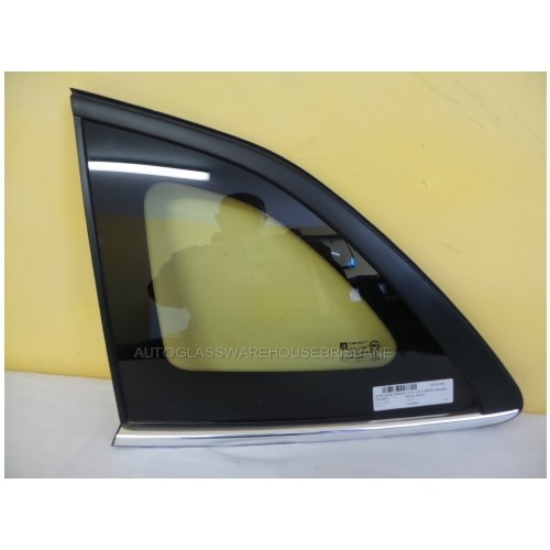 HOLDEN CRUZE JH - 11/2011 to 12/2016 - 5DR WAGON - PASSENGER - LEFT SIDE REAR CARGO GLASS - ENCAPSULATED - (Second-hand)