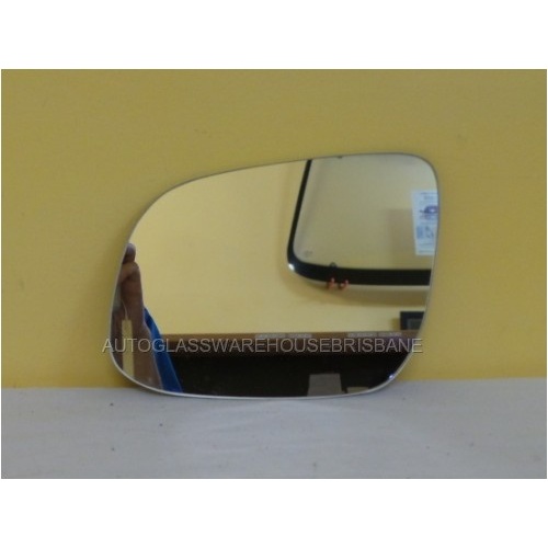KIA RIO JB - 5DR HATCH 7/2009>8/2011 - PASSENGER - LEFT SIDE MIRROR - NEW (flat mirror glass only) 160mm wide X 120mm high