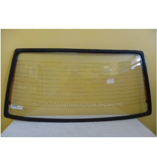 suitable for TOYOTA STARLET EP71 IMPORT - 10/1984 to 1989 - 3DR HATCH - REAR WINDSCREEN GLASS - 513h X 1152w - (Second-hand)