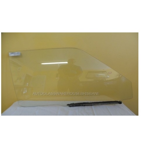 suitable for TOYOTA STARLET EP71 IMPORT - 3DR HATCH 10/1984>1/1989 - DRIVER - RIGHT SIDE FRONT DOOR GLASS - 950mm - (Second-hand)