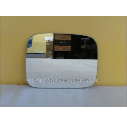 suitable for TOYOTA HIACE 200 SERIES - 4/2005 to 4/2019 - LWB TRADE VAN - REAR TAILGATE MIRROR - FLAT GLASS ONLY - 156mm HIGH X 200mm WIDE - NEW