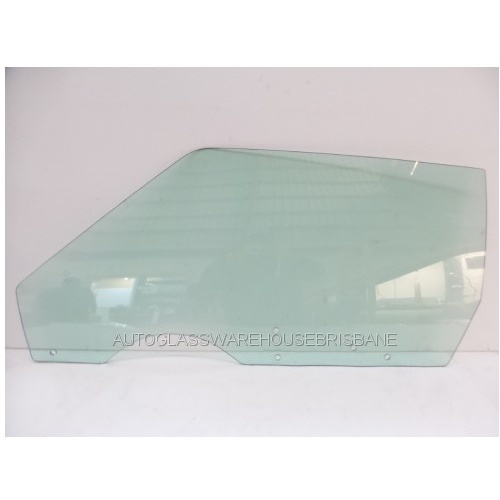 FORD FALCON XA/XB/XC - 1/1972 to 1/1978 - 2DR COUPE (LAUDAU COBRA) - PASSENGERS - LEFT SIDE FRONT DOOR GLASS - GREEN - MADE TO ORDER - NEW