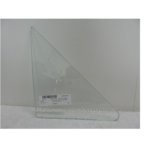 FORD FALCON XR - 1966 to 1967 - SEDAN/COUPE - DRIVER - RIGHT SIDE FRONT QUARTER GLASS - CLEAR - NEW - (MADE TO ORDER)