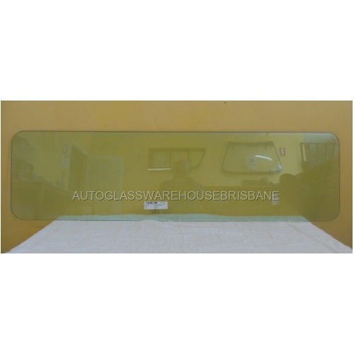 suitable for TOYOTA LANDCRUISER 40-45 SERIES - 1960 to 1969 - UTE - FRONT WINDSCREEN GLASS - WIPER AT TOP - 1279 X 348 - BRISBANE WAREHOUSE ONLY - MAD
