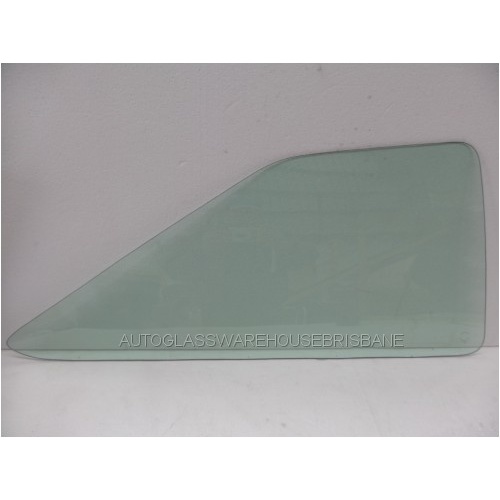 FORD ESCORT MK 11 - 1974 TO 1981 - 2DR COUPE - DRIVERS - RIGHT SIDE REAR QUARTER GLASS - GREEN - MADE TO ORDER - NEW