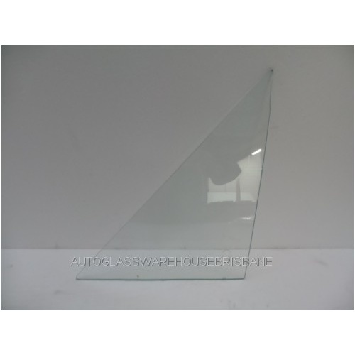 FORD ESCORT MK 11 - 1974 TO 1981 - 4DR SEDAN - PASSENGERS - LEFT SIDE FRONT QUARTER GLASS - CLEAR - MADE TO ORDER - NEW