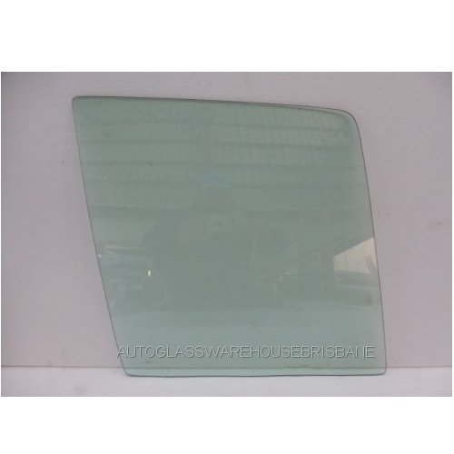 FORD ESCORT MK 11 - 1974 TO 1981 - 4DR SEDAN - DRIVERS - RIGHT SIDE FRONT DOOR GLASS - GREEN - MADE TO ORDER - NEW