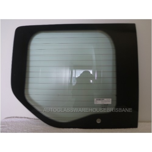 FORD TRANSIT CUSTOM - 2/2014 TO 7/2023 - LWB/SWB VAN - PASSENGER - LEFT SIDE REAR BARN DOOR GLASS - WIPER HOLE - NEW