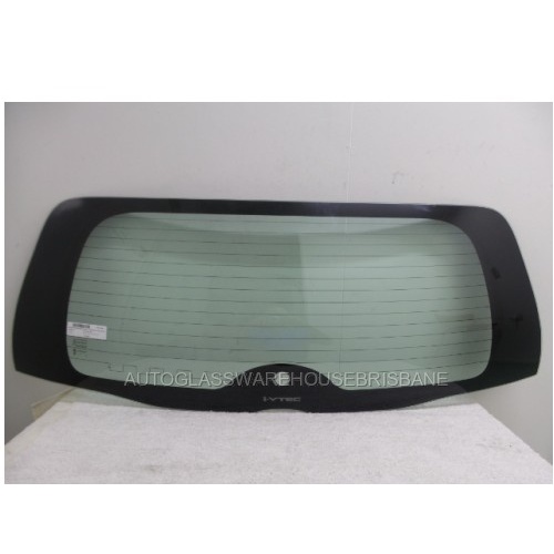 HONDA CR-V RM - 11/2012 TO 6/2017 - 5DR WAGON - REAR WINDSCREEN GLASS - HEATED, NEW VERSIO, WITH SCOLLOP CUT-OUT - GREEN - NEW