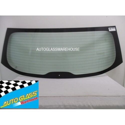 KIA CARNIVAL YP - 12/2014 TO 12/2020 - VAN - REAR WINDSCREEN GLASS - HEATED,1 HOLE - GREEN (SCRATCHED)