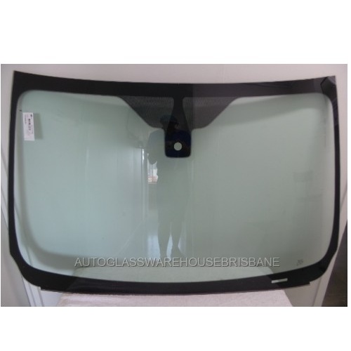 FORD RANGER PX - PT - 9/2011 TO 6/2022 - UTE - FRONT WINDSCREEN GLASS - RAIN SENSOR ROUND OPENING, RETAINER - GREEN - NEW