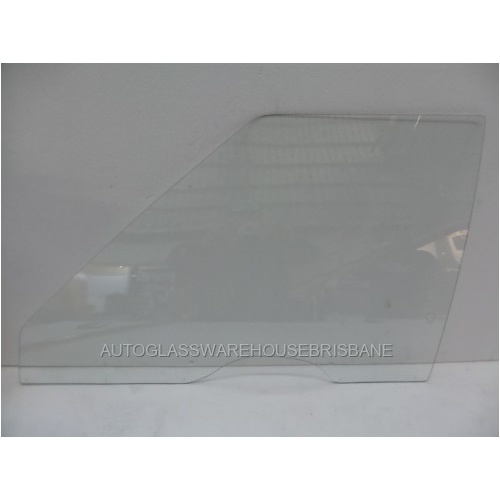 FORD CORTINA TC-TD - 1971 TO 1976 - 4DR SEDAN - LEFT SIDE FRONT DOOR GLASS - CLEAR - (SECOND-HAND)