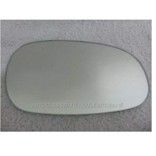 DAEWOO LANOS SE/SX - 8/1997 to 1/2004 - HATCH - DRIVERS - RIGHT SIDE MIRROR - FLAT GLASS ONLY - 170MM X 100MM - NEW