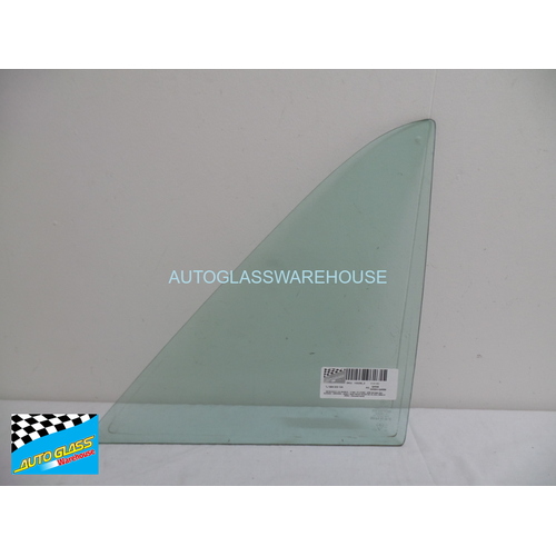 MERCEDES 126 SERIES - 1/1981 TO 3/1992 - 4DR SEDAN (SEL SERIES) - DRIVERS - RIGHT SIDE REAR QUARTER GLASS (380w X 385H) - (Second-hand)