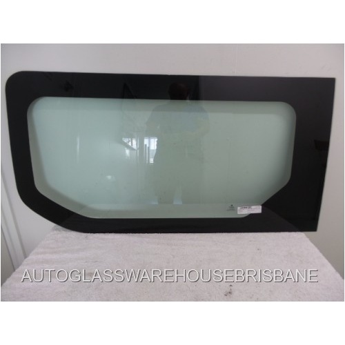 RENAULT TRAFFIC X82 -1/2015 to CURRENT - SWB/LWB - LEFT SIDE FRONT SLIDING DOOR FIXED BONDED WINDOW GLASS - NEW