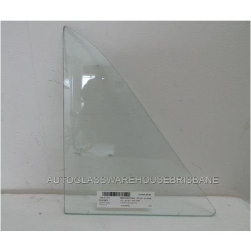 HOLDEN FJ-FX - 1948 TO 1956 - SEDAN/UTE/PANEL VAN - DRIVER - RIGHT SIDE FRONT QUARTER GLASS - CLEAR - NEW - MADE TO ORDER