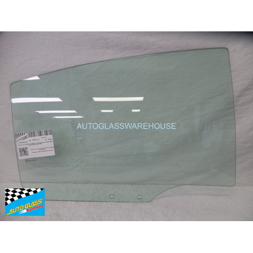MAZDA 2 DJ - 8/2014 TO CURRENT - 4DR SEDAN ONLY - RIGHT SIDE REAR DOOR GLASS - (2 HOLES) - NEW