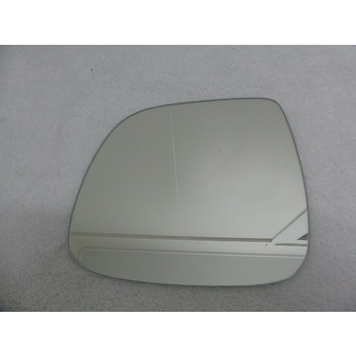 VOLKSWAGEN AMAROK 2H - 2/2011 TO 3/2023 - 2DR/4DR UTE - LEFT SIDE MIRROR - FLAT GLASS ONLY - 180w X 170h - NEW