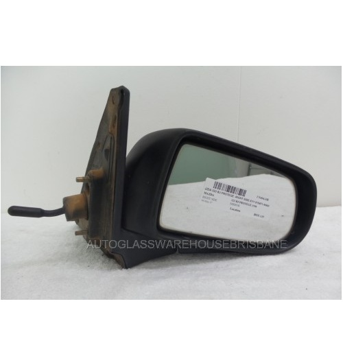 SILVER MIRROR HOUSE COVER FOR MAZDA 323 BJ 1998-2003 LEFT PASSENGER SIDE