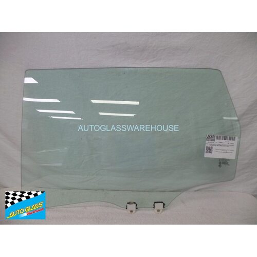HONDA JAZZ GK5- 8/2014 to CURRENT - 5DR HATCH - LEFT SIDE REAR DOOR GLASS - GREEN 