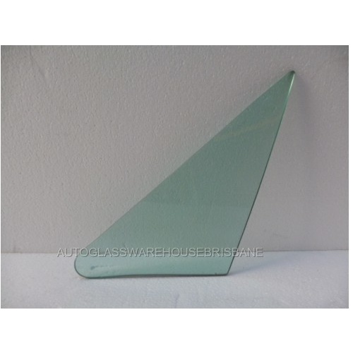 FORD FAIRLANE - 1966 to 1967 - 2DR COUPE - PASSENGERS - LEFT SIDE FRONT QUARTER GLASS - GREEN - NEW (MADE TO ORDER)