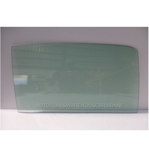 HOLDEN MONARO HG-HK-HT - 1968 to 1971 - 2DR COUPE - DRIVER - RIGHT SIDE FRONT DOOR GLASS - VEH LOGO - GREEN - NEW - MADE TO ORDER