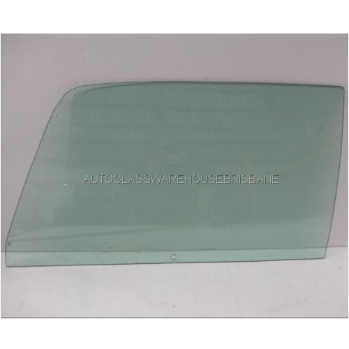 CHRYSLER VALIANT VH-VJ - 1971 to 1972 - 2DR HARDTOP - PASSENGERS - LEFT SIDE FRONT DOOR GLASS (WITH VENT) - GREEN - NEW (MADE TO ORDER)