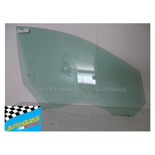 AUDI A5 SPORT - 1/2010 to 12/2016 - 5DR HATCH (8TA) - RIGHT SIDE FRONT DOOR GLASS - GREEN - SECOND-HAND