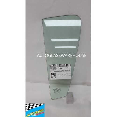DAIHATSU SIRION M301RS - 2/2005 to CURRENT - 5DR HATCH - LEFT SIDE REAR QUARTER GLASS - NEW - GREEN