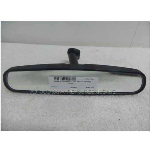 HOLDEN RODEO RA - 12/2002 to 7/2008 - 2DR/4DR - SPACE/SINGLE/DUAL CAB - DONNELLY CENTER INTERIOR REAR VIEW MIRROR - E11 015317 - (SECOND-HAND)