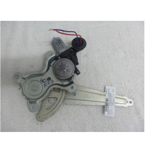 suitable for TOYOTA CAMRY ACV40R - 7/2006 TO 12/2011 - 4DR SEDAN (& HYBRID) - DRIVER - RIGHT SIDE REAR WINDOW REGULATOR - ELECTRIC - (SECOND-HAND)