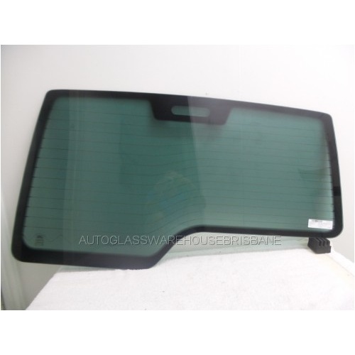 LAND ROVER DISCOVERY 2 - 3/1999 to 11/2004 - 4DR WAGON - REAR WINDSCREEN GLASS - DARK GREEN TINT - (Second-hand)