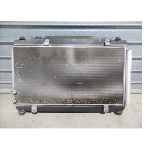 suitable for TOYOTA CAMRY ACV40R - 7/2006 to 12/2011 - 4DR SEDAN (& HYBRID) - RADIATOR/AIR CONDENSER - GENUINE - PLUS FREIGHT - (SECOND-HAND)